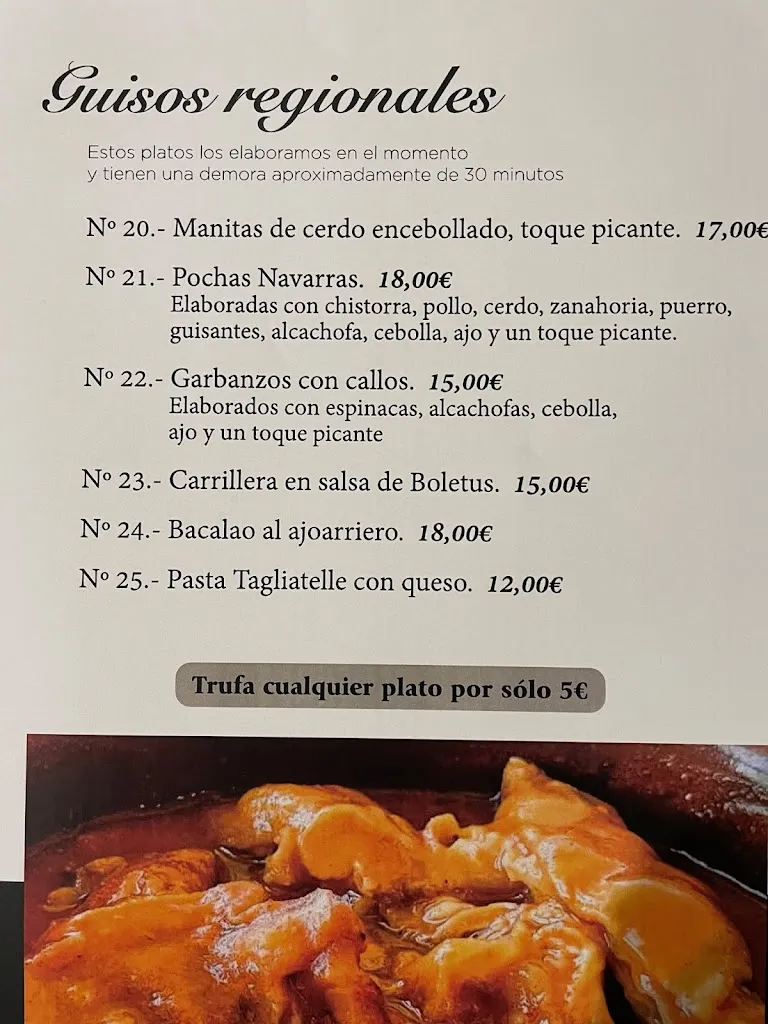 Menu_RESTAURANTE - LA TRUFA . DOS_Mendavia_image_1