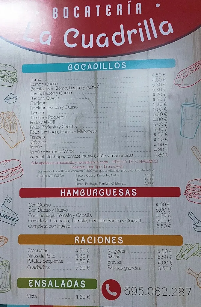 Menu_Bocateria La Cuadrilla_Mendavia_image_1