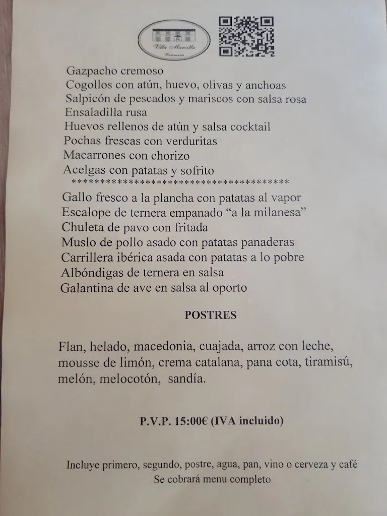 Menu_Restaurante Villa Marcilla_Marcilla_image_4