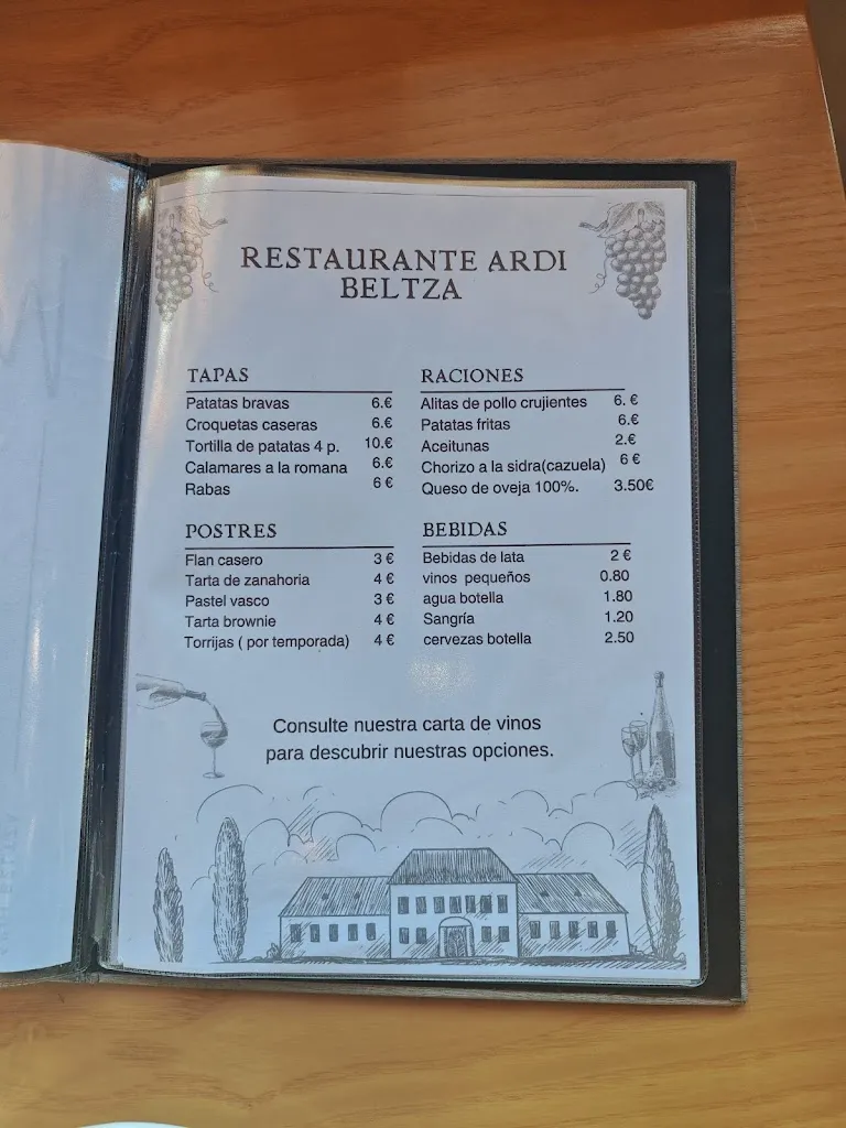 Menu_SIDRERÍA y HOSTAL ARDI BELTZA,Valcarlos_Luzaide/Valcarlos_image_2