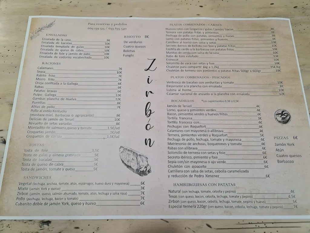 Menu_Cafetería Restaurante Zirbón_Monreal/Elo_image_3