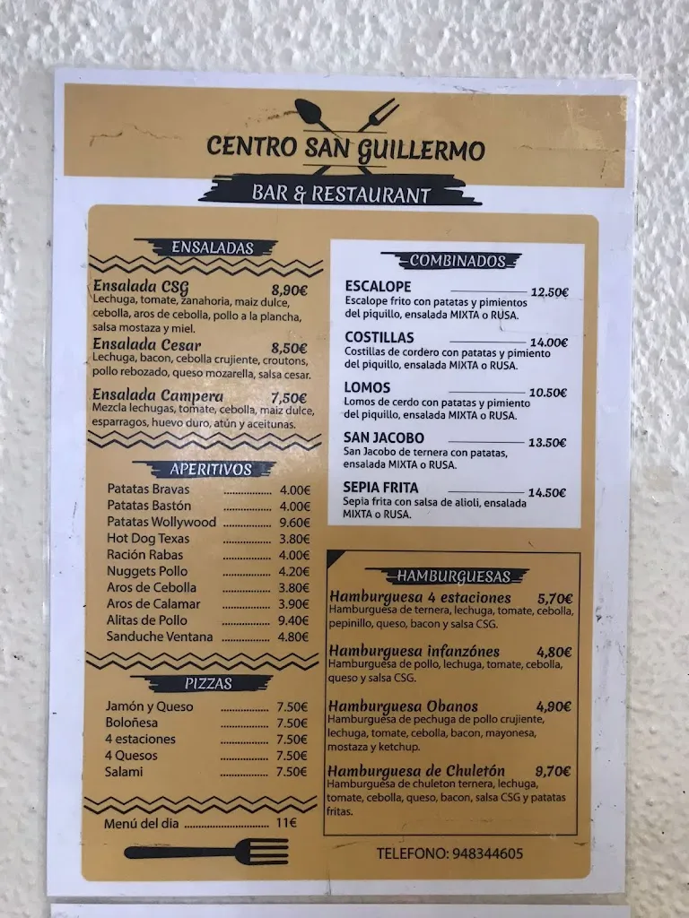 Menu_BAR CENTRO SAN GUILLERMO_Obanos_image_4