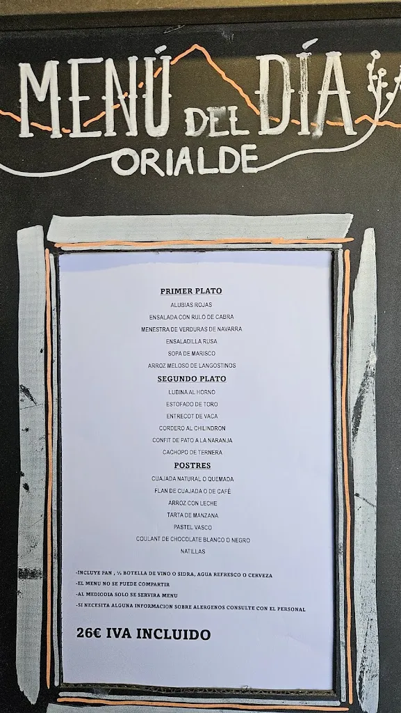 Menu_Restaurante Orialde_Ochagavía/Otsagabia_image_2