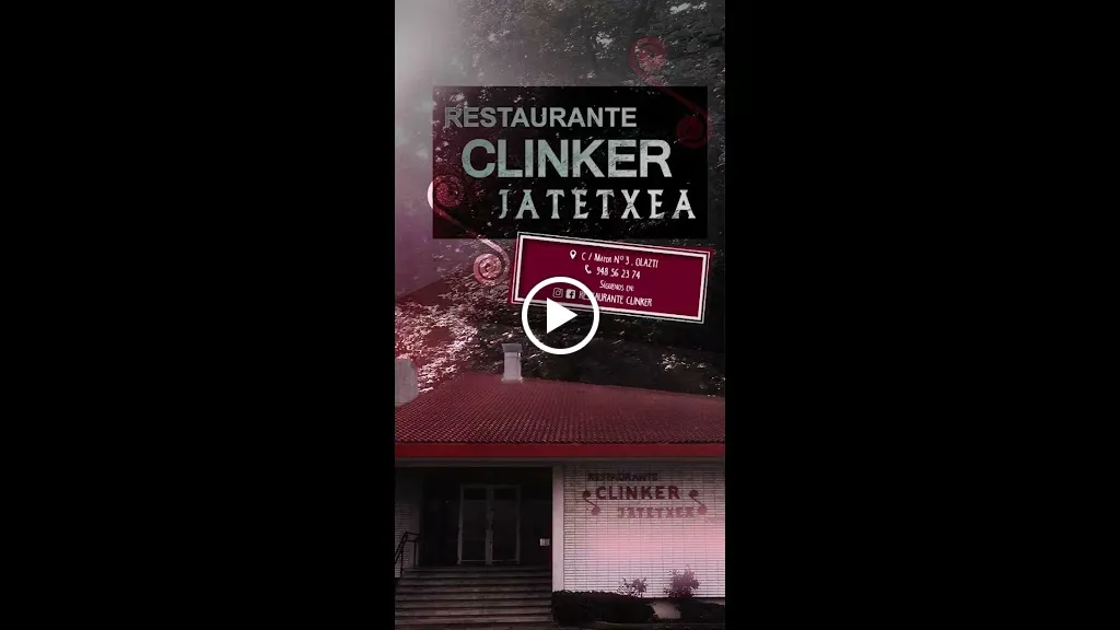 Clinker Jatetxea restaurant in Olazagutía