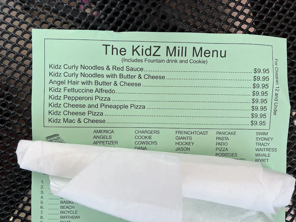 Menu_The Mill Restaurant_Murieta_image_1