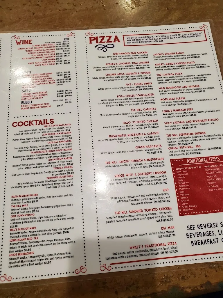 Menu_The Mill Restaurant_Murieta_image_4