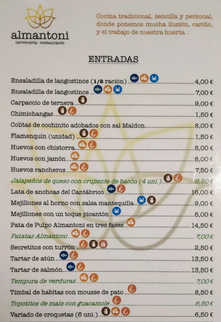 Menu_Restaurante ALMANTONI_Sant Joan dAlacant_immagine_2