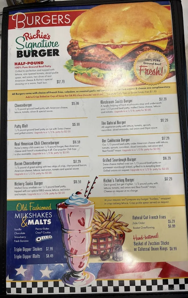 Menu_Richie's Real American Diner_Murieta_image_2