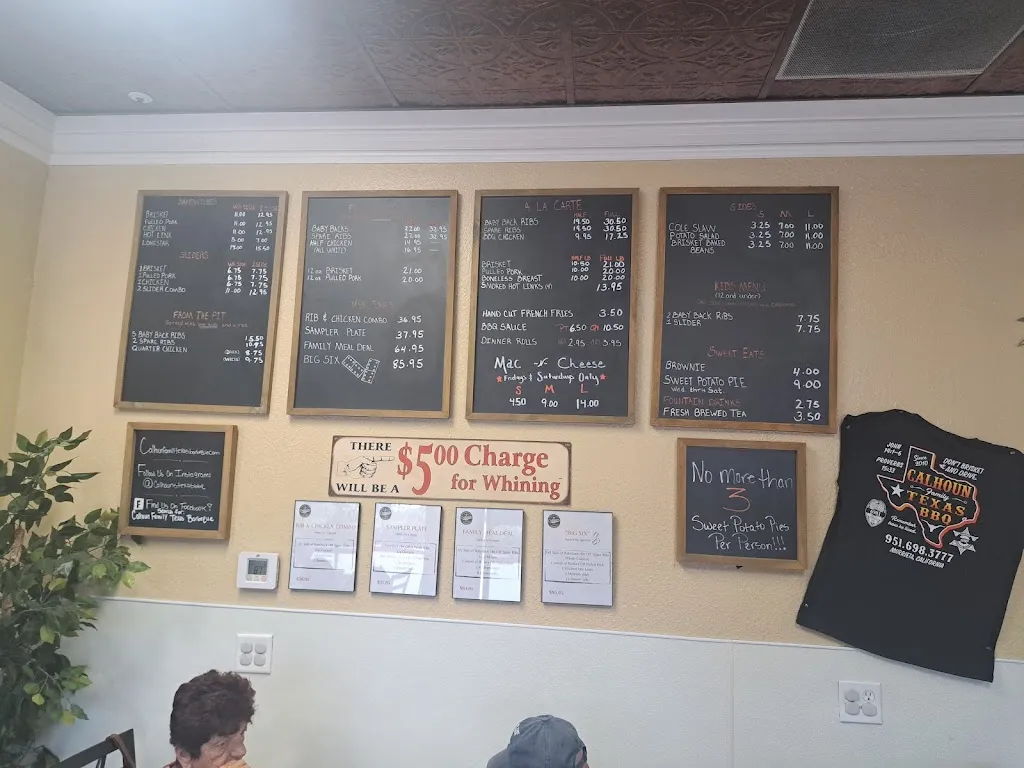 Menu_Calhoun Family Texas Barbeque_Murieta_image_4