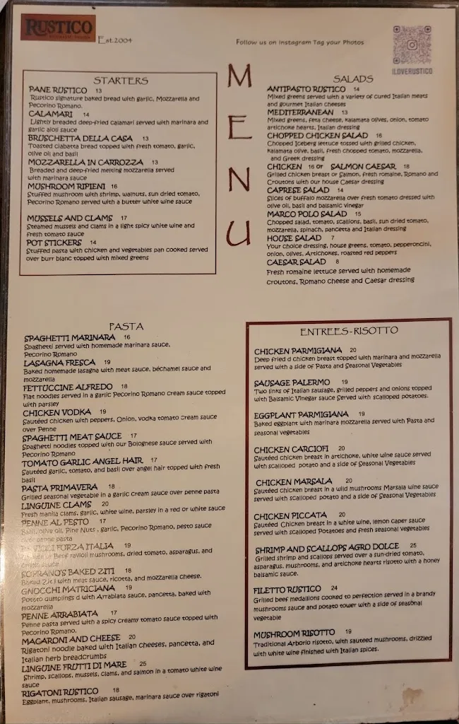 Menu_Rustico Ristorante & Pizzeria_Murieta_image_1