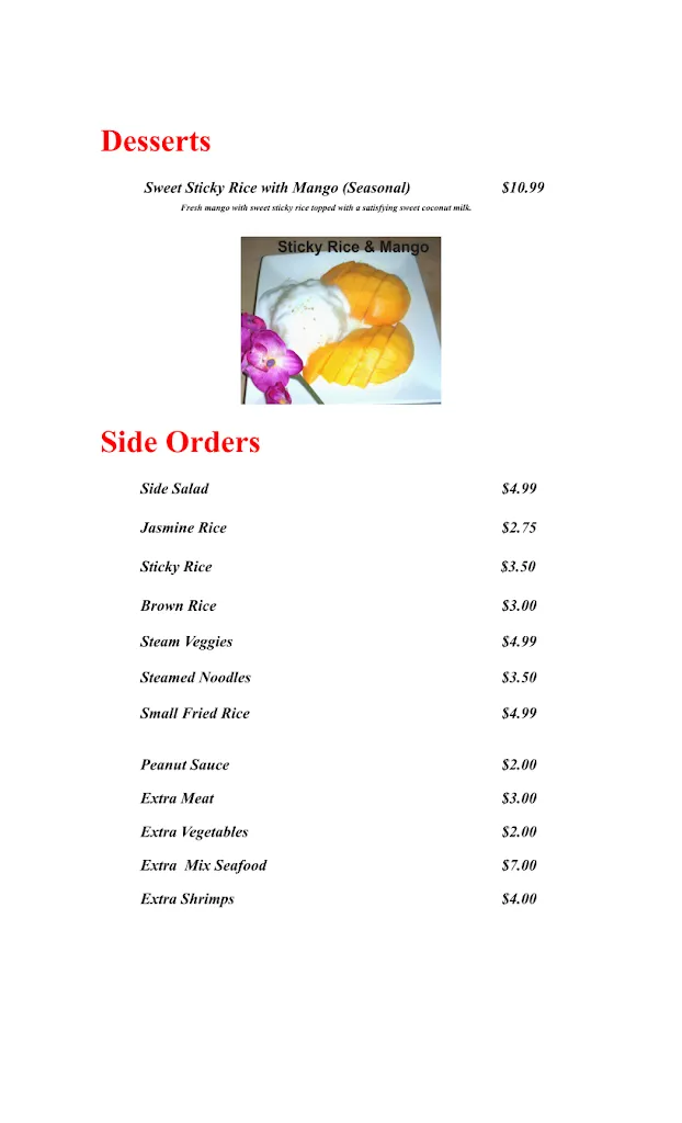 Menu_Thai Orchid Restaurant Of Murrieta_Murieta_image_4