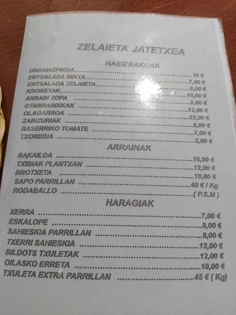 Menu_Zelaieta Taberna Jatetxea_Oltza_image_1