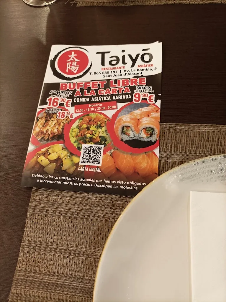 Menu_Taiyō Restaurante_Sant Joan dAlacant_image_3