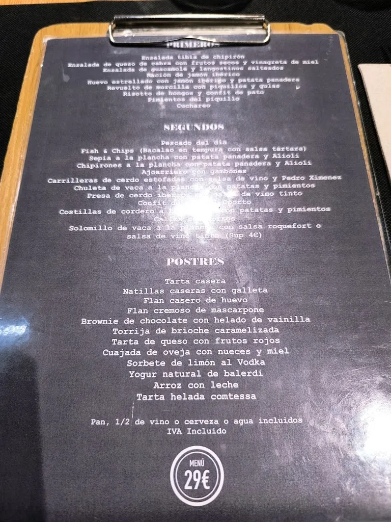 Menu_Bar Restaurante -San Nicolás La Cocina Vasca-_Pamplona_image_1