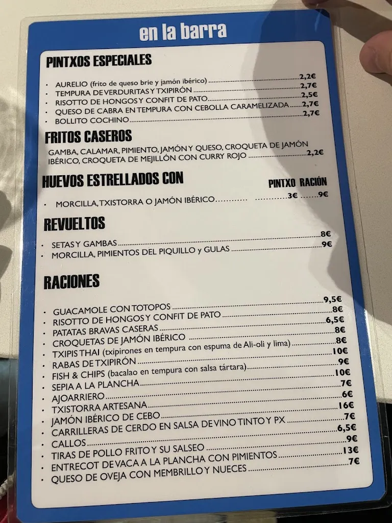 Menu_Bar Restaurante -San Nicolás La Cocina Vasca-_Pamplona_image_2