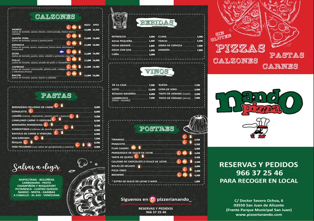Menu_Pizzeria Nando_Sant Joan dAlacant_immagine_3