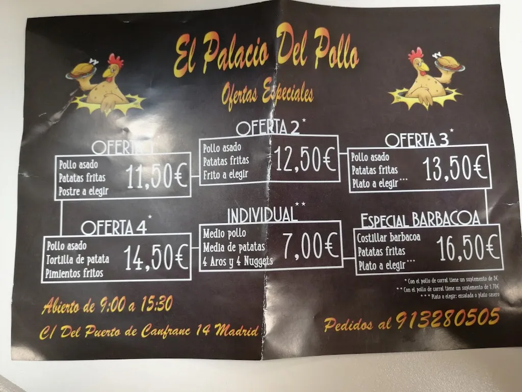 Menu_El Palacio del Pollo_Pueyo_image_2