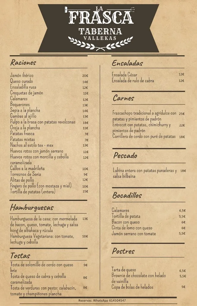 Menu_Taberna La Frasca_Saldías_immagine_1