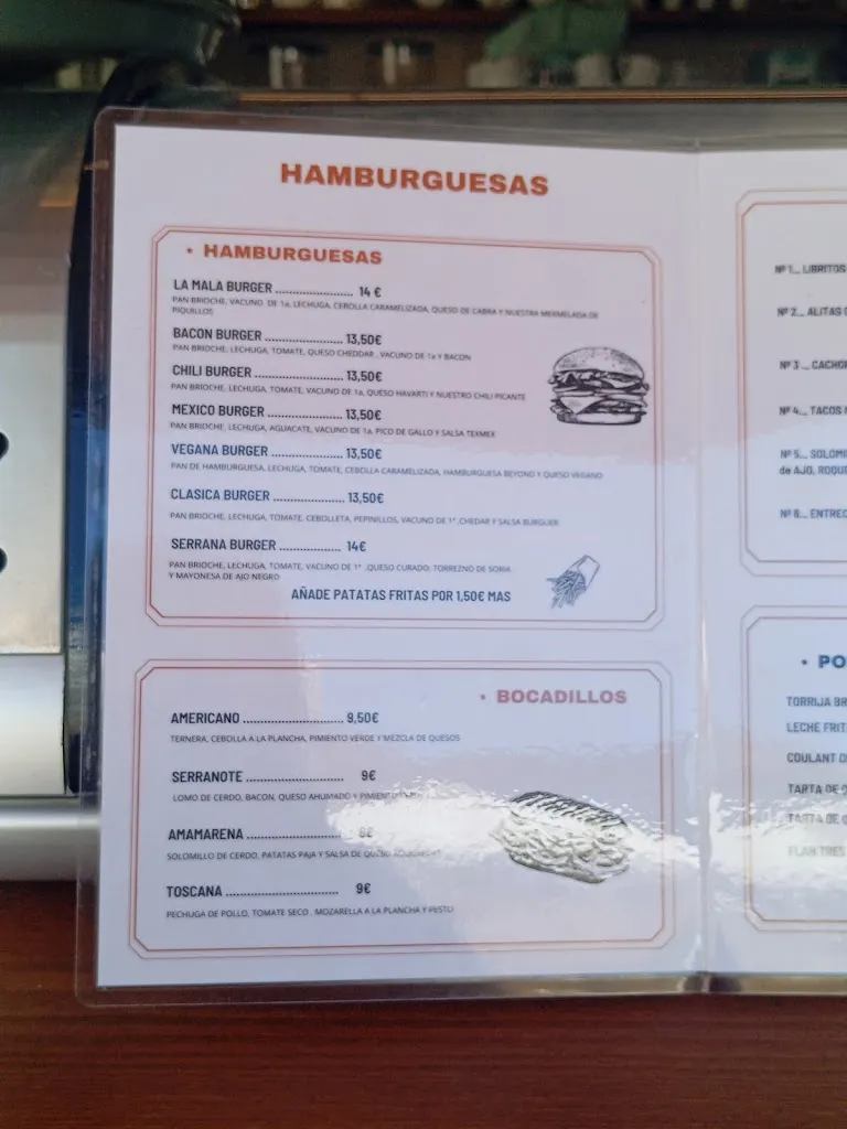 Menu_Terraza La Mala Racha café bar_Sansol_immagine_3