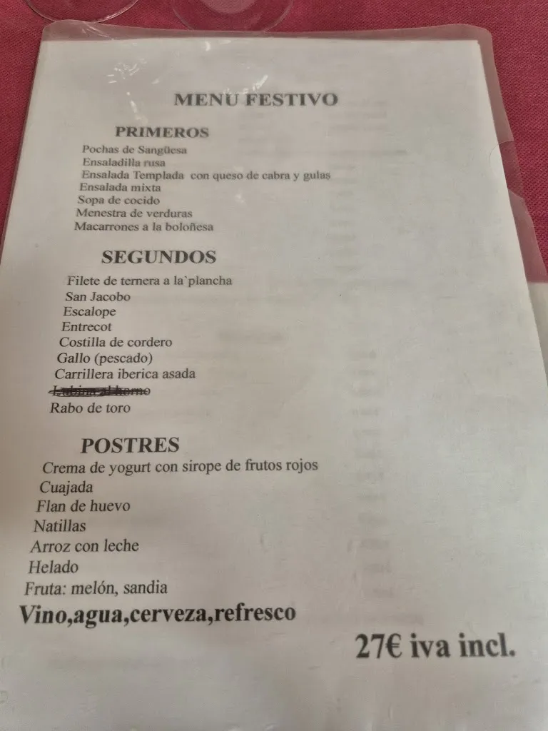 Menu_Bar Restaurante 1920_Sangüesa/Zangoza_image_1