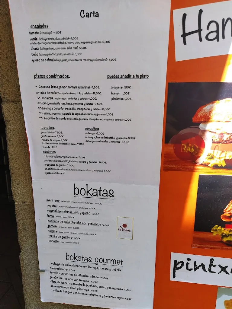 Menu_Bar la Bodega 57_Sangüesa/Zangoza_immagine_2