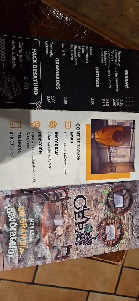 Menu_Bar La Cepa_Sangüesa/Zangoza_image_2