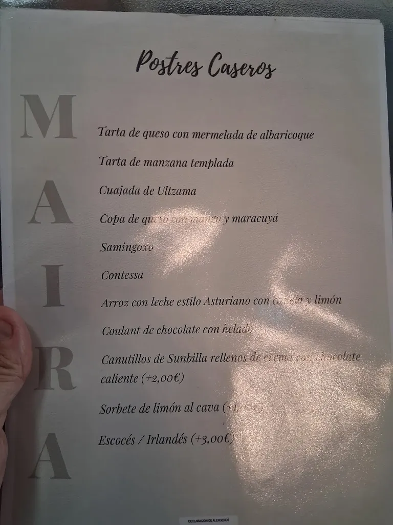 Menu_Maira Restaurant_Segundo Ensanche_image_3