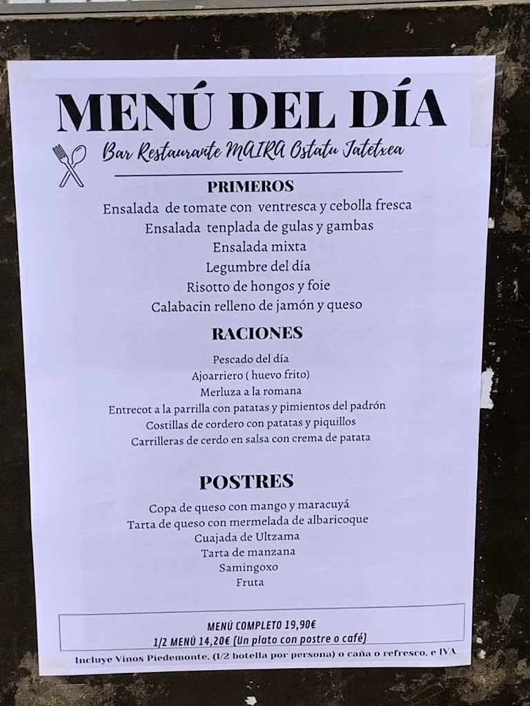 Menu_Maira Restaurant_Segundo Ensanche_image_4