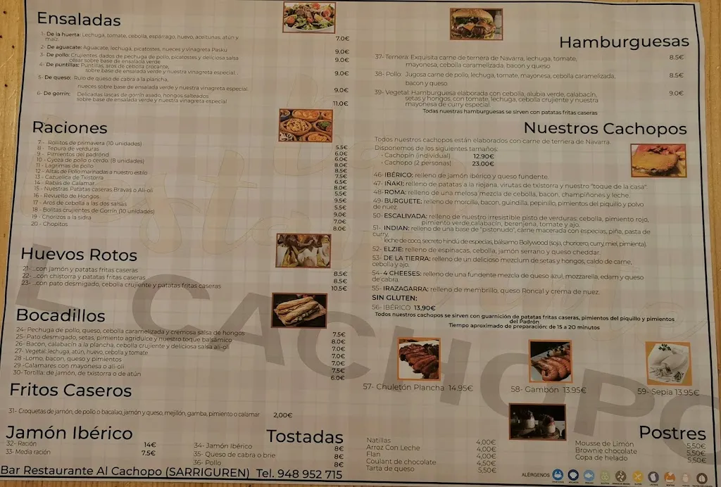 Menu_AL Cachopo de sarriguren_Sarriguren_image_1