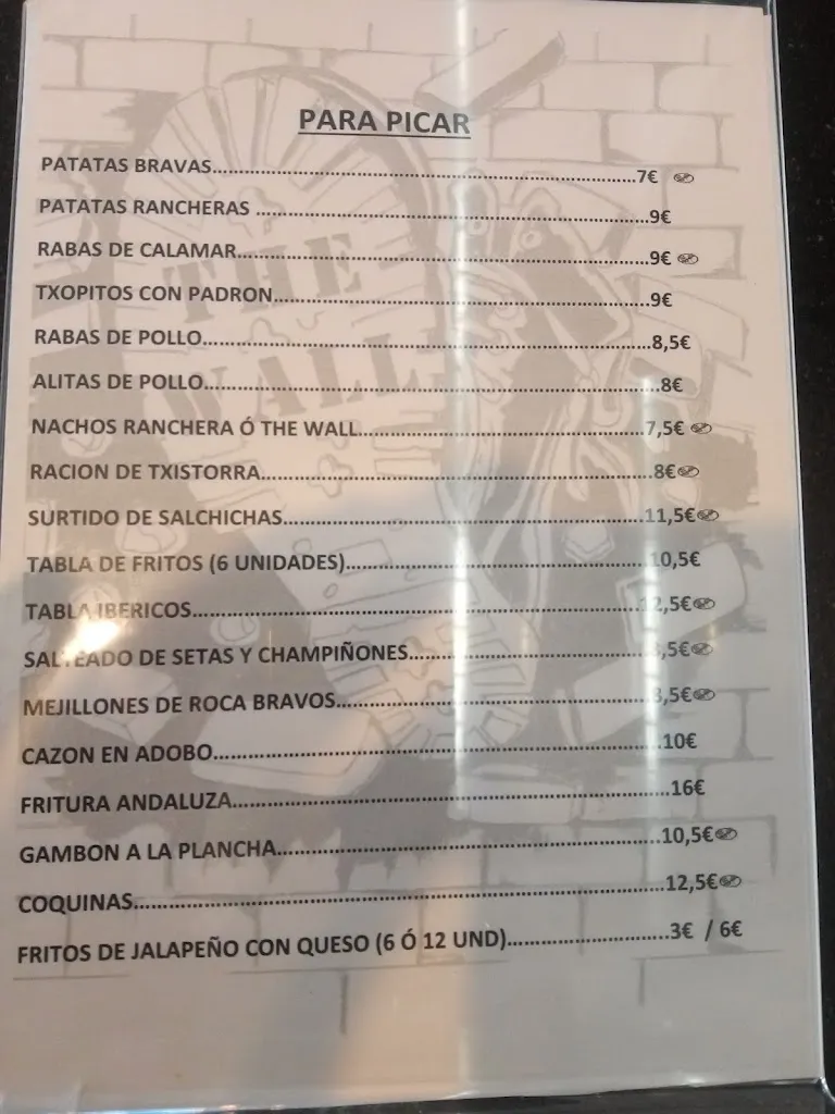 Menu_The Wall_Sarriguren_image_1