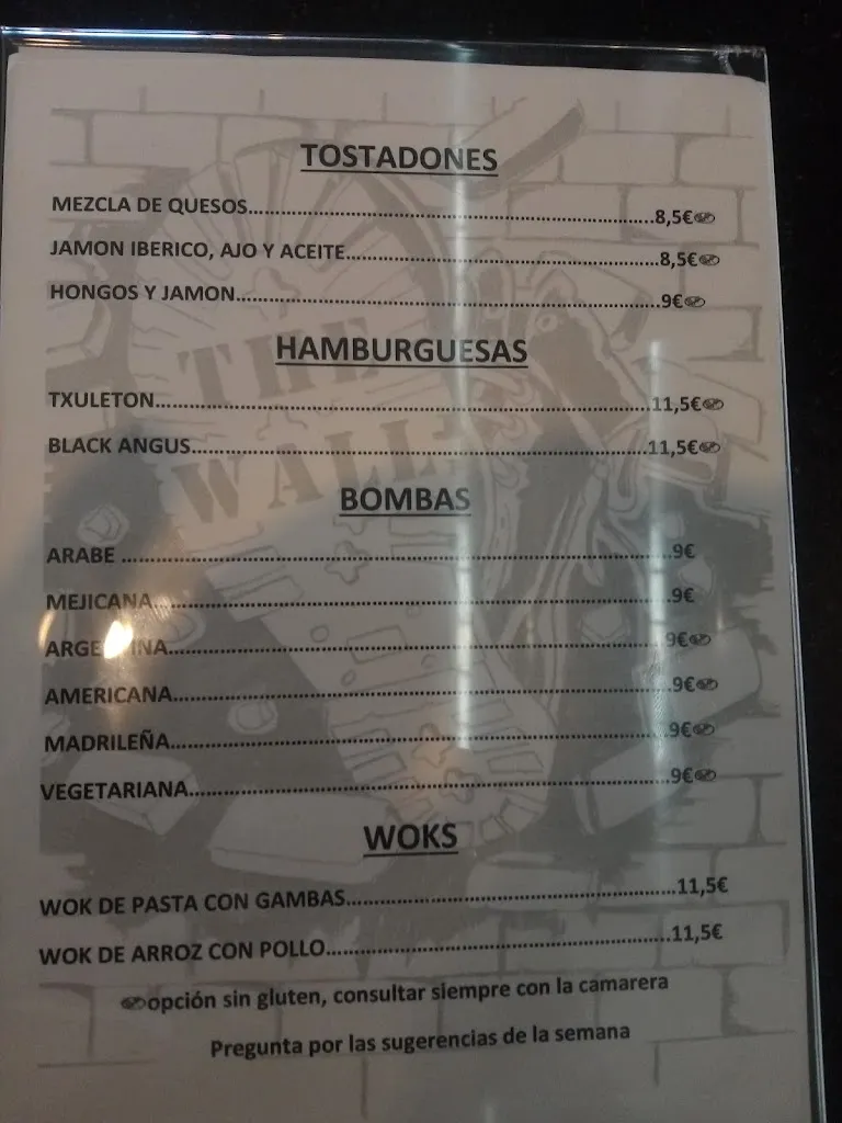 Menu_The Wall_Sarriguren_image_2