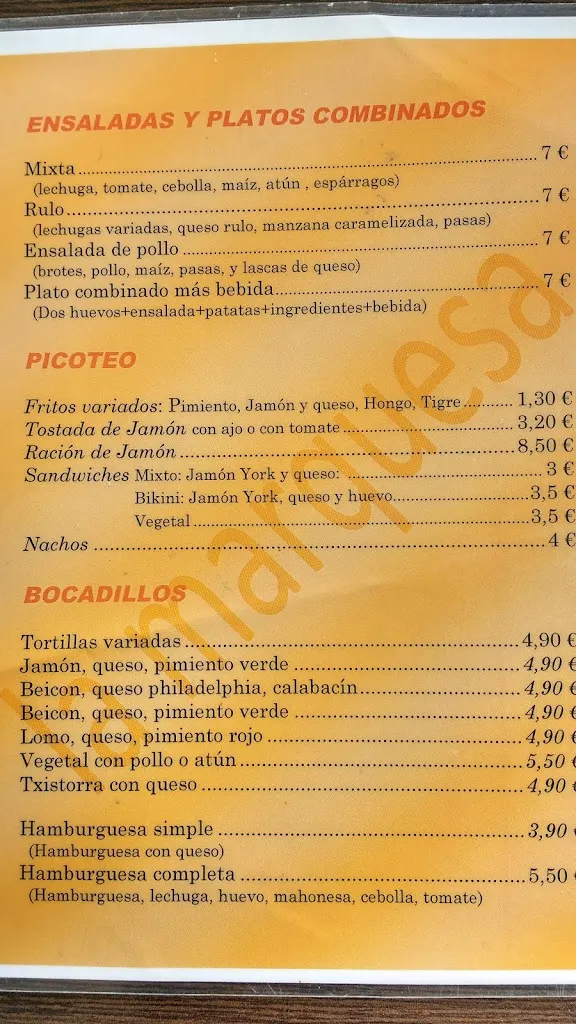 Menu_La Marquesa_Sarriguren_image_4