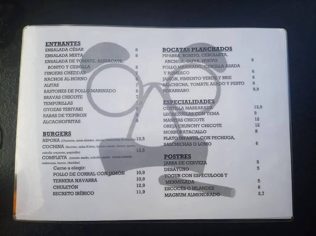 Menu_Bar Groutxo_Sarriguren_immagine_3