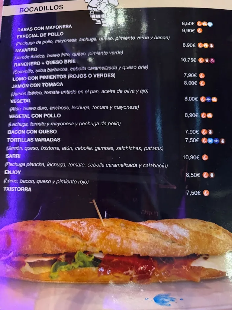 Menu_Cervecería Enjoy_Sarriguren_image_2