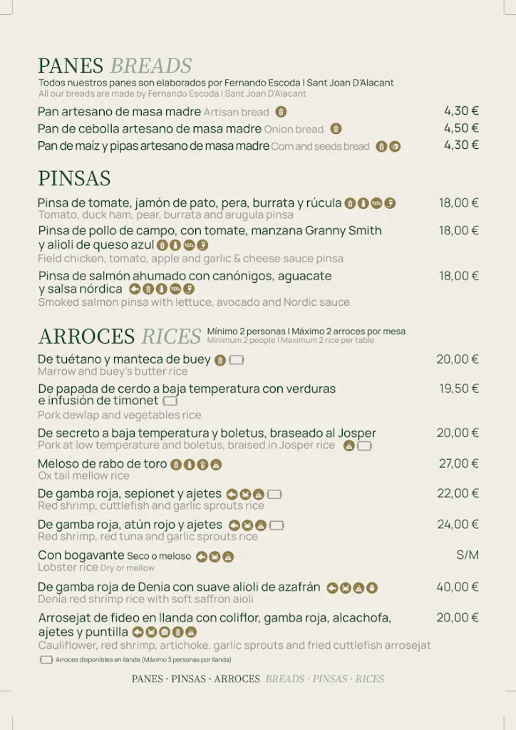 Menu_Restaurante Finca Santa Luzia_Sant Joan dAlacant_image_1