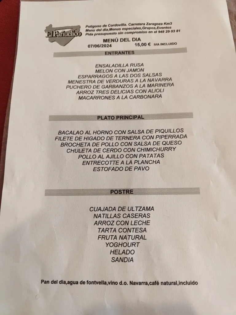 Menu_Restaurante El Pañuelico_Unciti_image_1