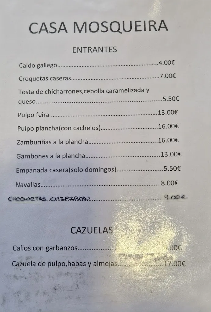 Menu_Restaurante Casa Mosqueira_Cabana de Bergantiños_immagine_1