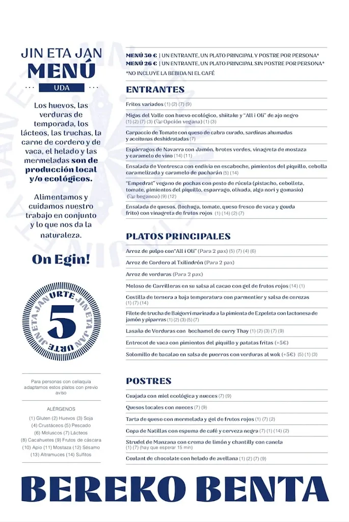 Menu_Bereko Benta Jatetxea Izpegi, Erratzu_Urrotz_immagine_3