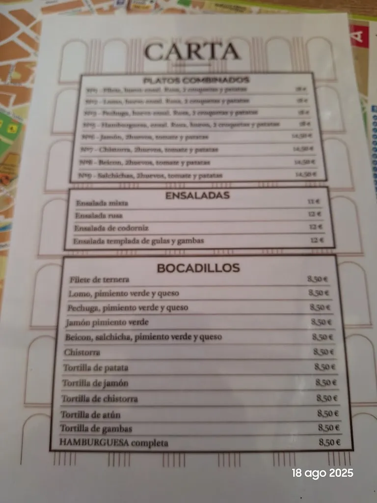 Menu_Bar restaurante Los Porches de la Plaza_Tafalla_image_1