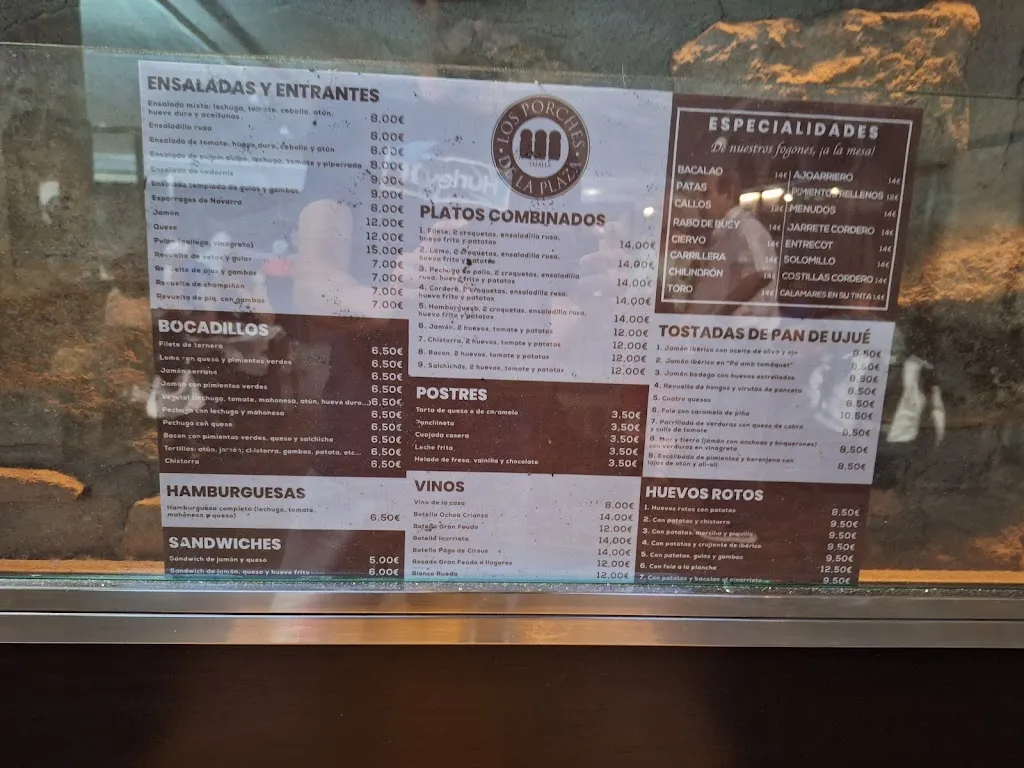 Menu_Bar restaurante Los Porches de la Plaza_Tafalla_image_3