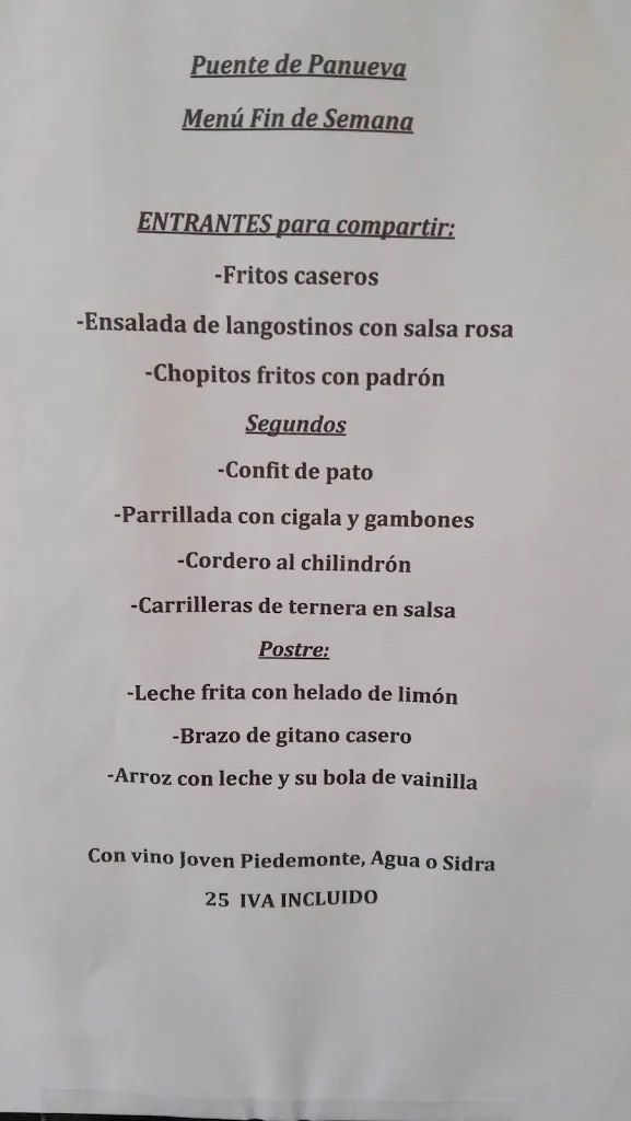Menu_Bar restaurante El Sitio de la Panueva_Tafalla_image_2