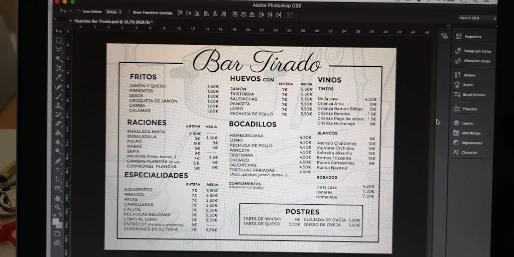 Menu_Bar Tirado_Tafalla_image_3