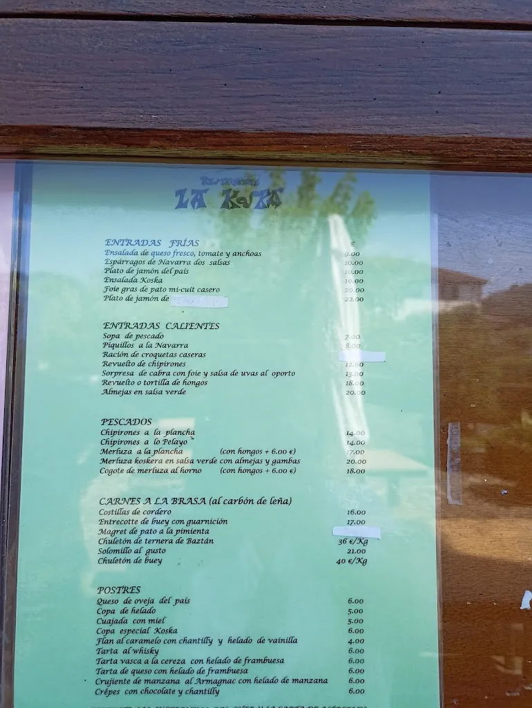 Menu_Restaurante La Koska_Urdazubi/Urdax_image_4