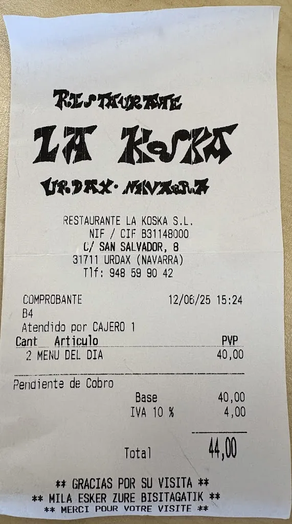 JMS __Restaurante La Koska_Urdazubi/Urdax_review