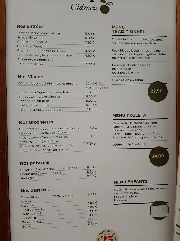 Menu_Venta Landibar Center_Urdazubi/Urdax_image_4