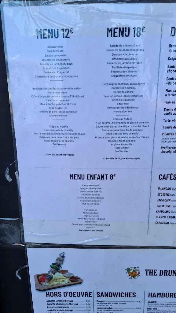 Menu_Drunken Duck_Urdazubi/Urdax_image_2