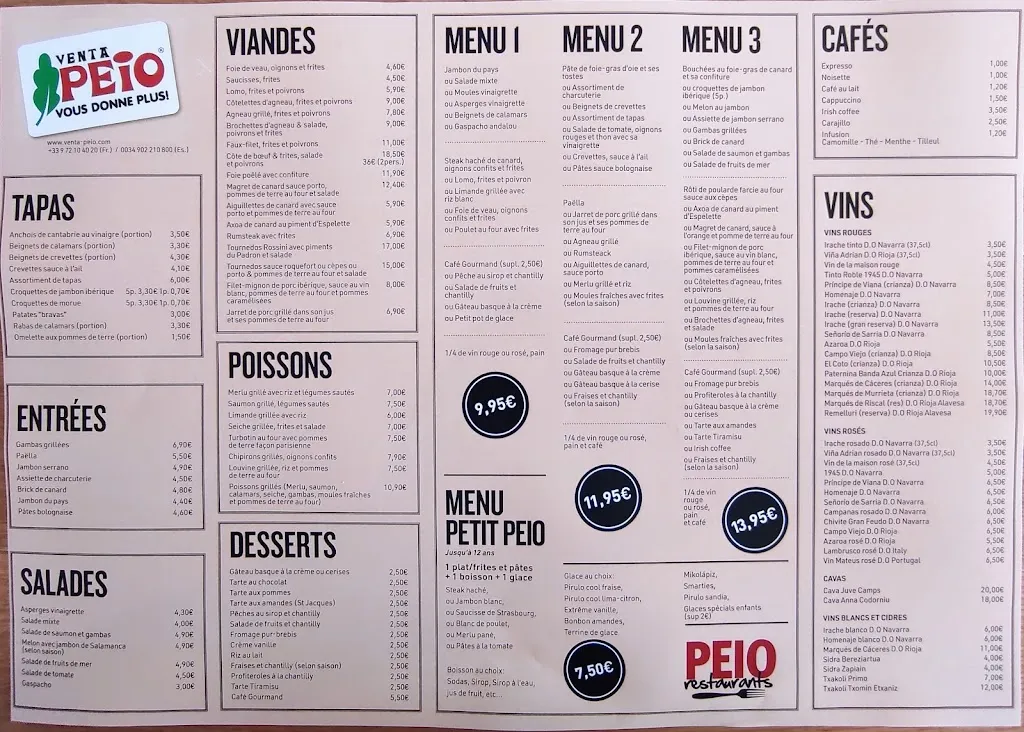 Menu_Peio Restaurants_Urdazubi/Urdax_image_2