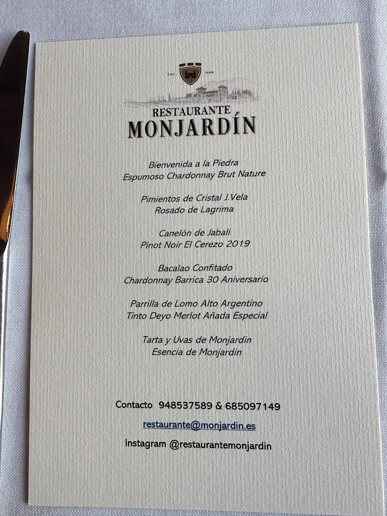 Menu_BODEGAS CASTILLO DE MONJARDIN SA_Villamayor de Monjardín_image_3