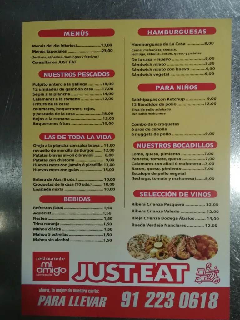 Menu_Café - Bar Mi Amigo_Ambía_image_1