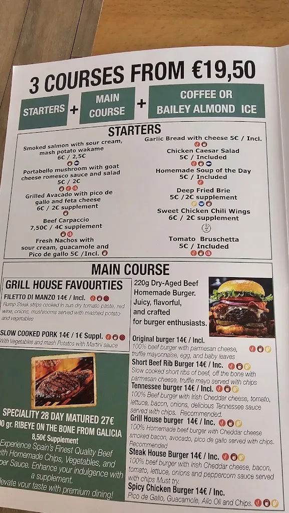 Menu_The Grill House_San Fulgencio_immagine_1